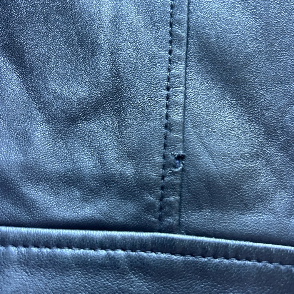 Trade/sell Maje leather jacket NWT w/ minor flaw🦄 - Picture 6 of 12